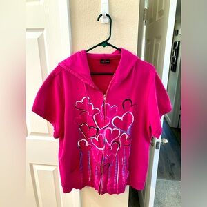 Torrid Short Sleeve Hoodie